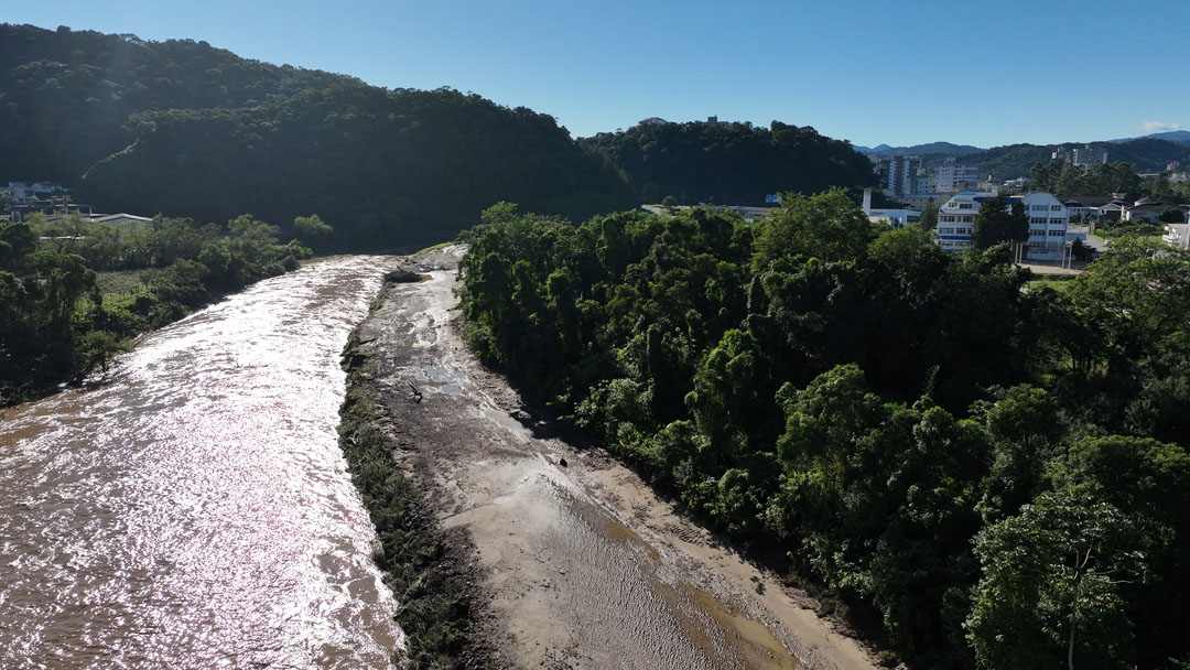 Beira Rio sentido Dom Joaquim não sofre danos significativos após chuvas