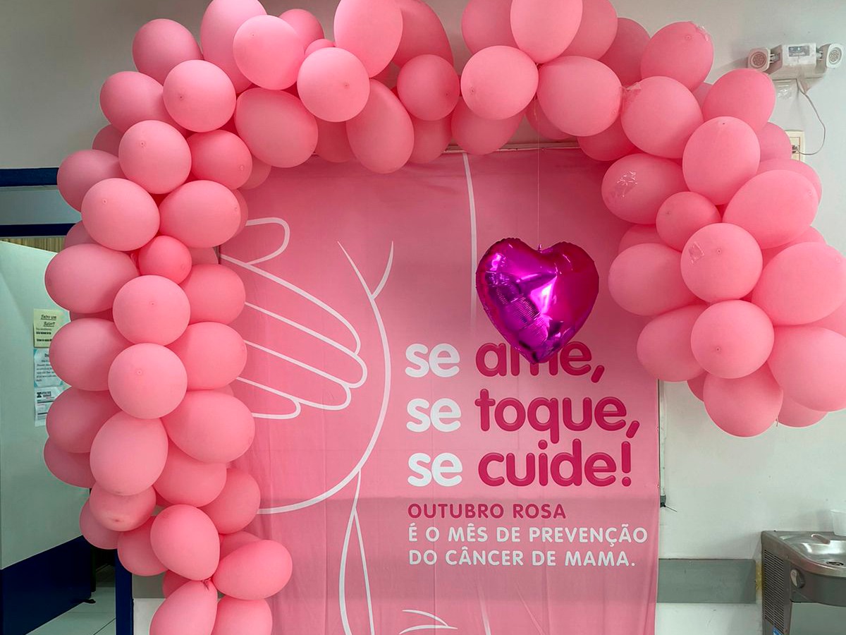 Unidades Básicas de Saúde se vestem de rosa em outubro